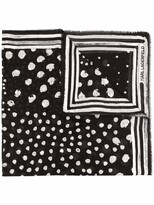 Thumbnail for your product : Karl Lagerfeld Paris Dots Print Scarf