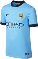 Thumbnail for your product : Nike Junior Manchester City 2014/15 Short Sleeved Home Stadium Shirt