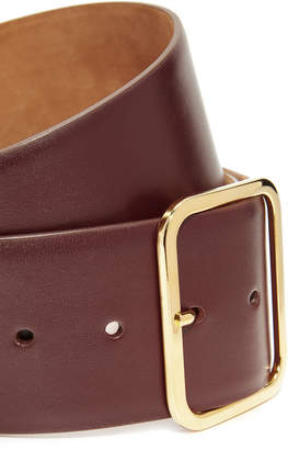 W.KLEINBERG W.Kleinberg Glazed Leather Bar Belt