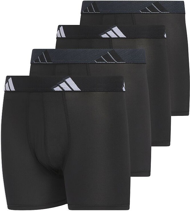 adidas Boys 4-20 Youth Microfiber 4-Pack Boxer Brief