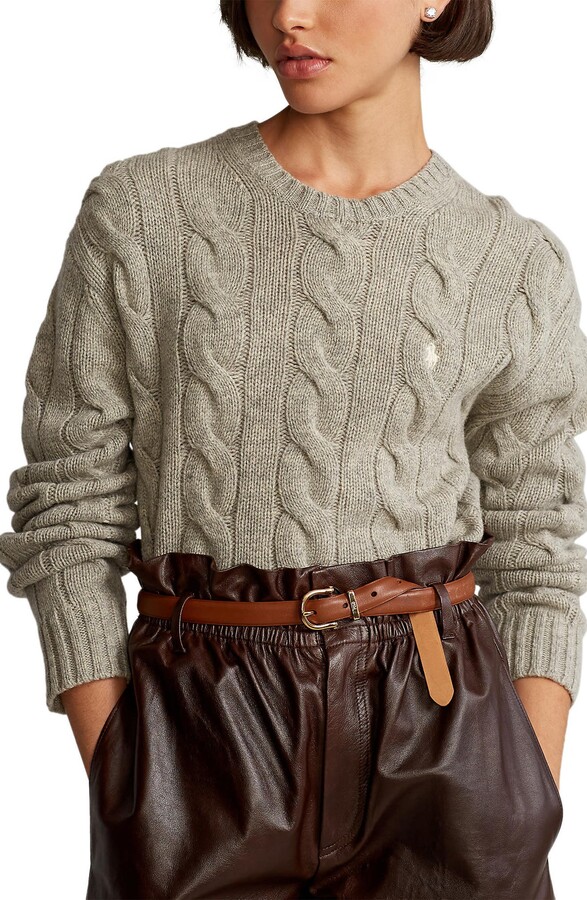 Polo Ralph Lauren Cable Knit Wool & Cashmere Sweater - ShopStyle