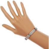 Thumbnail for your product : Platinum and Black Enamel with Diamond and Emerald Art Deco Bracelet