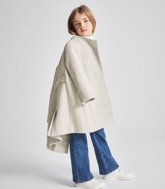 Reiss Mia Jr - Wool Coat in Grey
