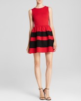 Thumbnail for your product : Aqua Dress - Stripe Skirt Ponte
