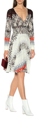 Missoni Knitted wrap-effect dress