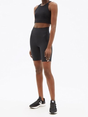Girlfriend Collective High-rise Recycled-fibre Cycling Shorts - Black