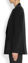Thumbnail for your product : Givenchy Satin-trimmed Silk-cady Tuxedo Jacket - Black