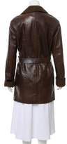 Thumbnail for your product : Chanel Short Leather Coat