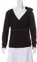 Thumbnail for your product : Sonia Rykiel Long Sleeve Embellished Sweater