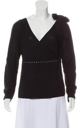 Sonia Rykiel Long Sleeve Embellished Sweater