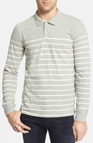 Thumbnail for your product : Obey 'Horizon' Long Sleeve Stripe Jersey Polo