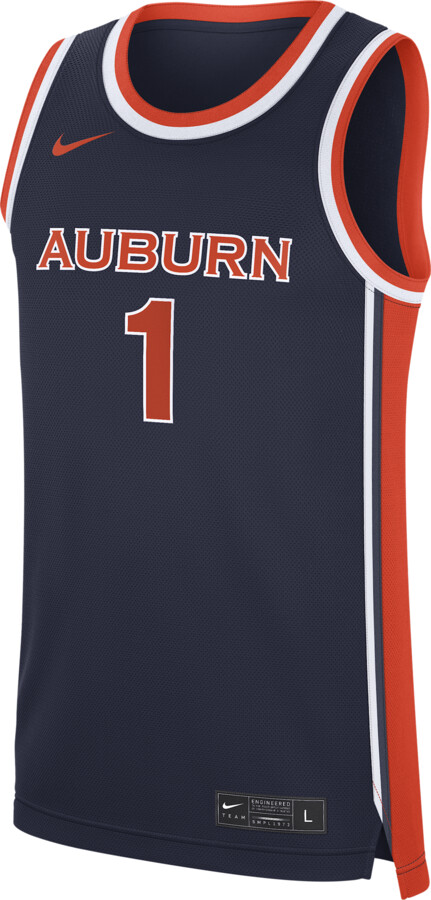 Nike Auburn Replica Men's College Basketball Jersey in Blue | NCBJ0G5MAUN-63Z
