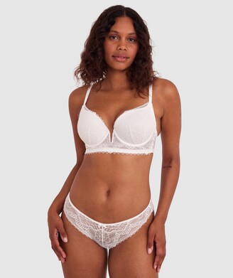 Bras N Things Planet Bliss Lace Wirefree Bra - Ivory