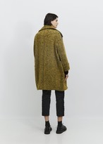 Thumbnail for your product : Junya Watanabe Tweed & Synthetic Leather Coat