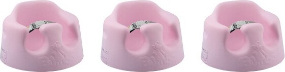 Bumbo BumboInfantFloorSeatBabySitUpChairandSittingSupportfor3to12MonthsOldwith3PointAdjustableSafetyStrap,3Pack,CradlePink