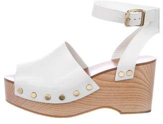 Celine Leather Platform Sandals