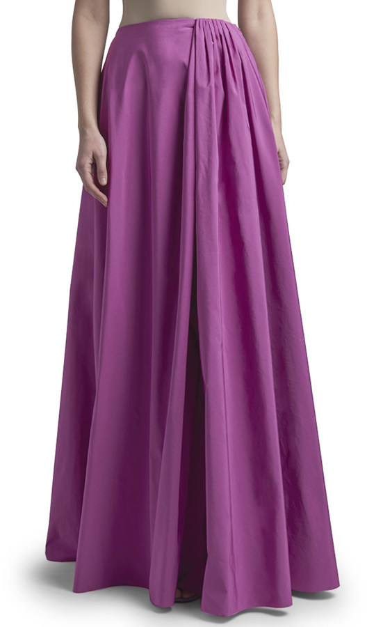 Valentino Pleated High-Rise Maxi Skirt - ShopStyle