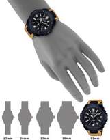 Thumbnail for your product : G-Shock G-Steel Leather Watch