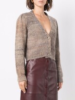 Thumbnail for your product : Liu Jo knitted V-neck cardigan
