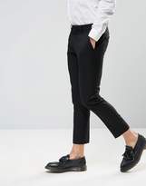 Thumbnail for your product : Selected Cropped Skinny Fit Pants with Stretch
