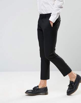 Selected Cropped Skinny Fit Pants with Stretch