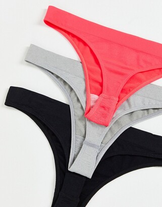 Reebok Women's Underwear - Seamless Thong (3 Pack)