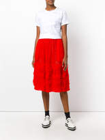 Thumbnail for your product : Comme des Garcons Girl ruffled midi skirt