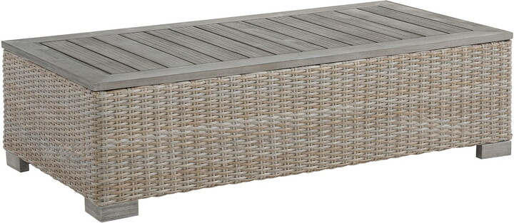 Elements Camal Rectangular Coffee Table - Tan
