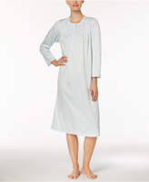 Thumbnail for your product : Miss Elaine Embroidered Picot-Trim Nightgown