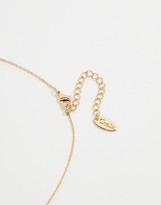 Thumbnail for your product : Orelia Chain Wrap Bar Drape Necklace
