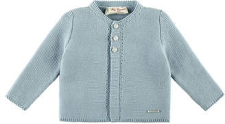 Carrera Pili Knit Cotton Cardigan, Blue, Size 3M-2Y