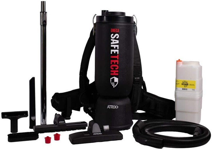 Atrix Omega SafeTech HEPA Backpack Vacuum