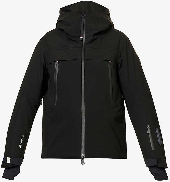 Moncler Chanavey high-neck shell-down jacket - ShopStyle Down & Puffer ...
