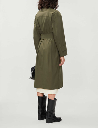 Harris Wharf London Double-breasted woven trench coat