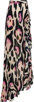 Leopard Printed Ruffled Skirt 