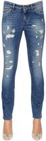Thumbnail for your product : Dolce & Gabbana Skinny Destroyed Cotton Denim Jeans