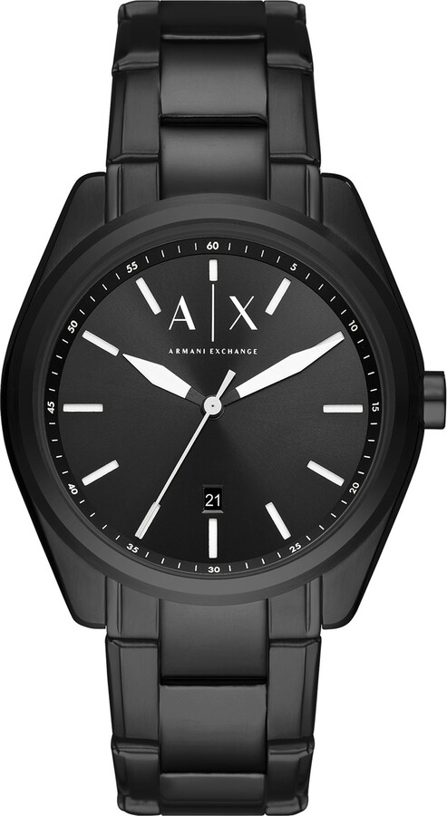 Armani Exchange Men's Black Watches | ShopStyle