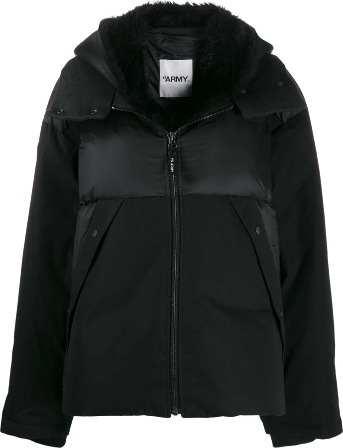 Yves Salomon Faux Fur Trimmed Jacket