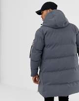 Thumbnail for your product : Soul Star Long line Puffer Jacket