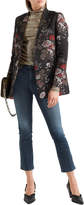 Thumbnail for your product : Mother The Insider Crop High-rise Flared Jeans