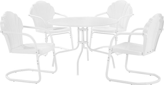 Crosley Tulip 5-Piece Outdoor Metal Dining Set