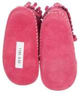 Thumbnail for your product : Minnetonka Girls' Suede Fringe Moccasins