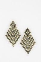 Thumbnail for your product : Urban Outfitters Geo Diamond Drop Earring