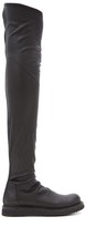 Thumbnail for your product : Rick Owens Stretch-leather Over-the-knee Boots - Black