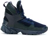 Thumbnail for your product : Undercover ribbed hi-top sneakers