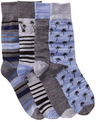 Lucky Brand Assorted Socks - Pack of 4