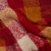 Thumbnail for your product : Oui Holiday Check Throw Blanket, Ribbon Red