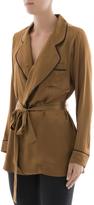 Thumbnail for your product : Gold Hawk Brown Silk Shirt