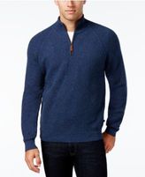 Thumbnail for your product : Tommy Bahama Men's Chevron Tweed Quarter-Zip Sweater