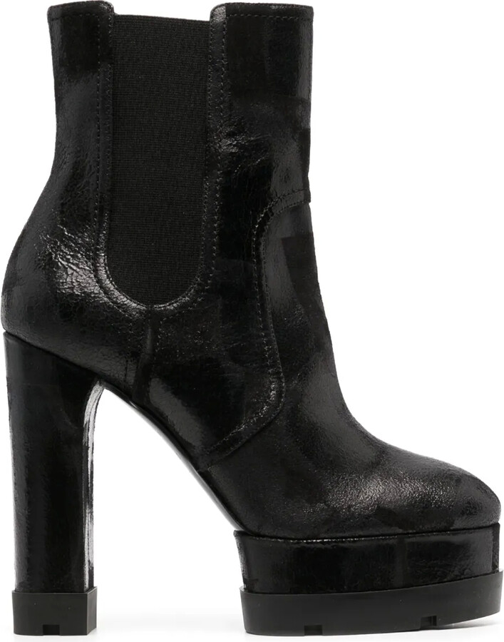 Casadei Nancy 120mm platform ankle boots